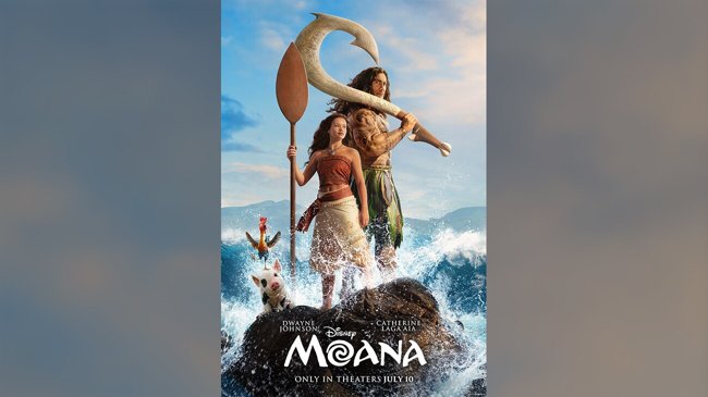 Moana original promotional poster / artwork